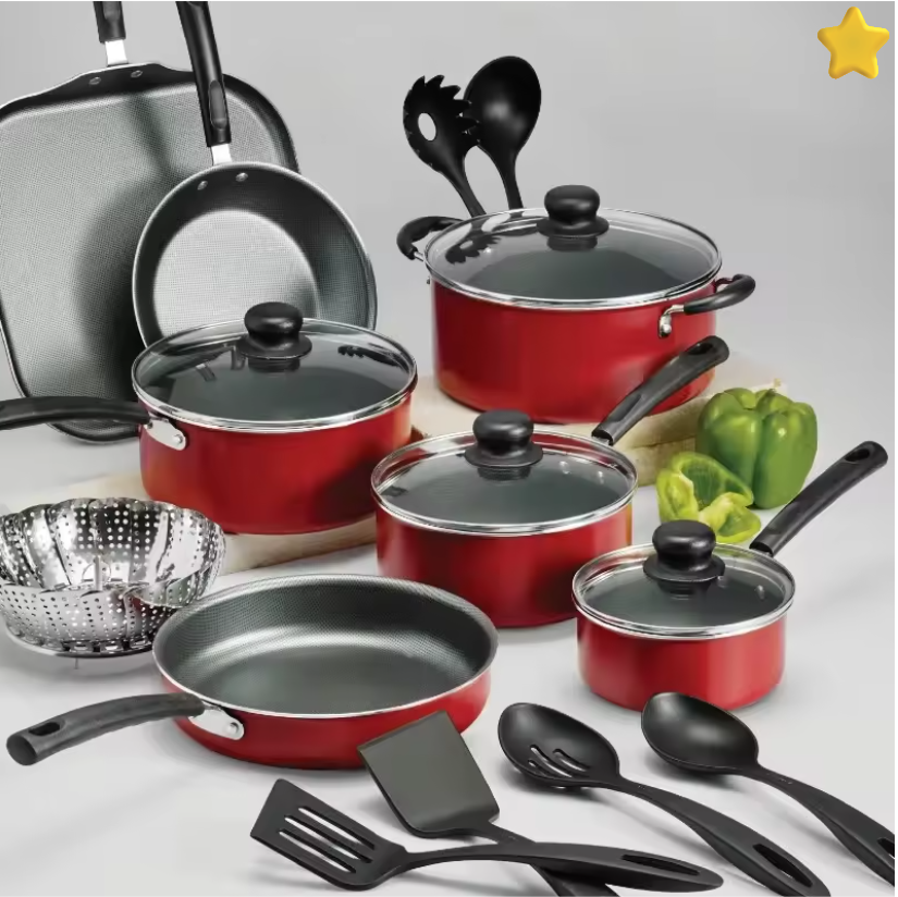 Cookware Nonstick 18-peice set