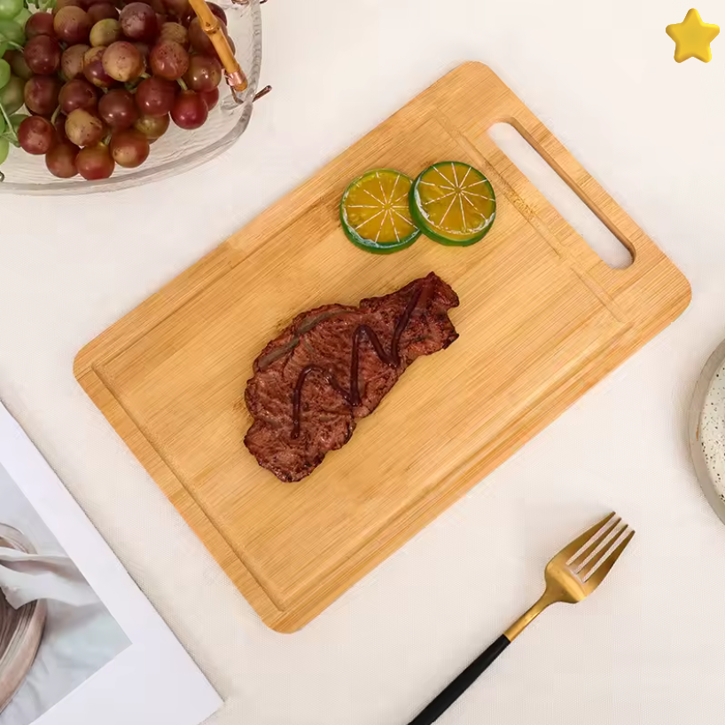 Wooden Chopping Boards Cutting Serving Board Double-sided Available Wooden Thick Boards For Chopping Charcuterie Serving Boards