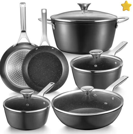 Cookware Nonstick, 10 piece set